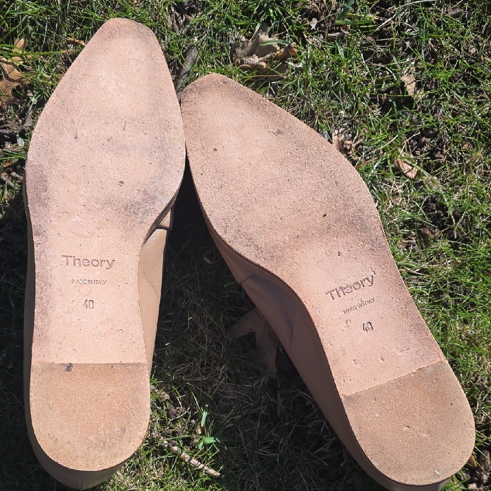 Theory Women's Blush Slip-On Loafers - Picture 5 of 5